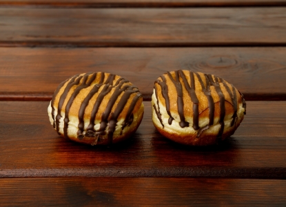 Пончики  с ШОКОЛАДОМ 